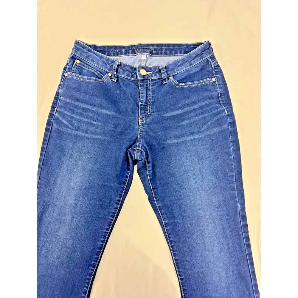 Jennifer Lopez Women Jeans size 8 Blue Mid Rise Straight Leg